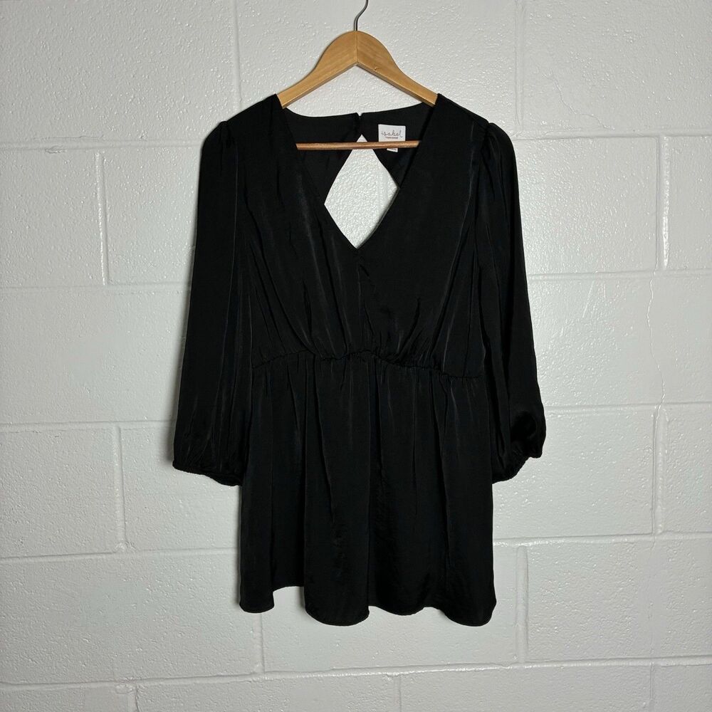 Isabel by Ingrid & Isabel black peplum top